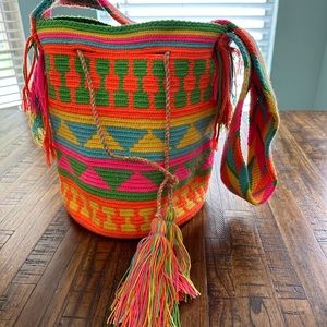 NWOT Authentic Colombian handmade Wayuu bag